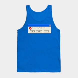 Do or Do Not There is No Try Windows Error Quote Tank Top